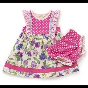 VGUC Matilda Jane Dots of Love Dress 12-18 mth